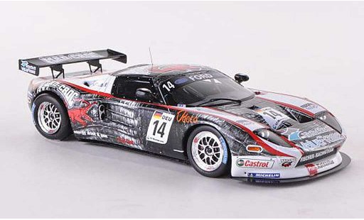 Ford GT GT3 1/43 Minichamps 3 No.14 Fischer Racing Team FIA 3 EM Brunn 2010 M.Eskelinen/C.Nygaard diecast model cars