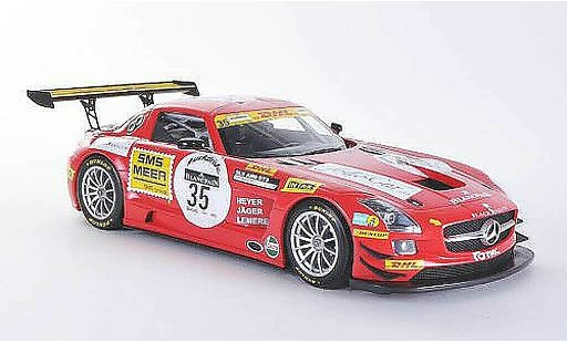 Mercedes SLS GT3 1/18 Minichamps AMG No.35 Team Black Falcon K.Heyer / T.Jager / S.Lemeret 24h Spa 2011 diecast model cars