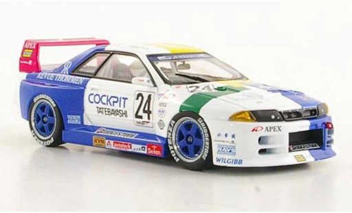 Nissan Skyline R32 1/43 Ebbro GT-R No.24 Cockpit Tatebayashi JGTC 1994 diecast model cars