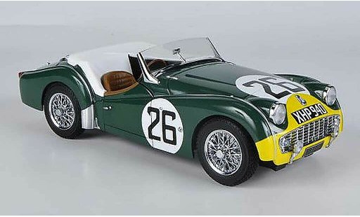Triumph TR3 S 1/18 Kyosho No.26 24h Le Mans 1959 diecast model cars