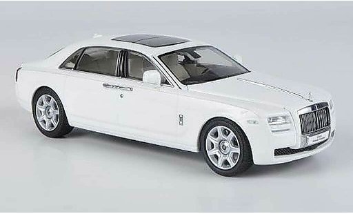 Rolls Royce Ghost EWB 1/43 Kyosho white LHD diecast model cars
