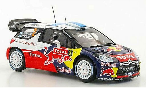 DS Automobiles DS3 WRC 2012 1/43 Spark No.2 Total M.Hirvonen / J.Lehtinen Rally Monte Carlo diecast model cars