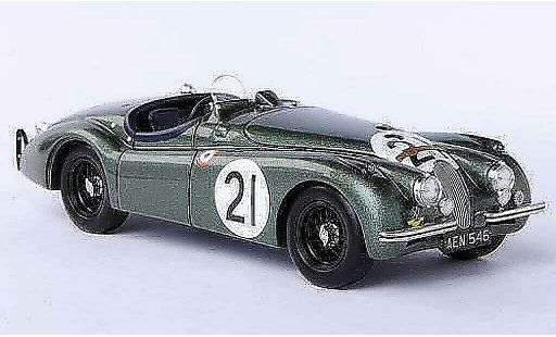 Jaguar XK 120 1/43 Spark No.21 R.Lawrie / I.Waller 24h Le Mans 1951 diecast model cars