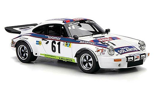 Porsche 911 Base 1/43 Spark No.61Solamor 24h Le Mans 1977 diecast model cars