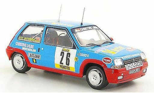 Renault 5 Rallye 1/43 IXO GT Turbo No.26 E.Mauffrey / D.Grataloup Rally Monte Carlo 1988 diecast model cars