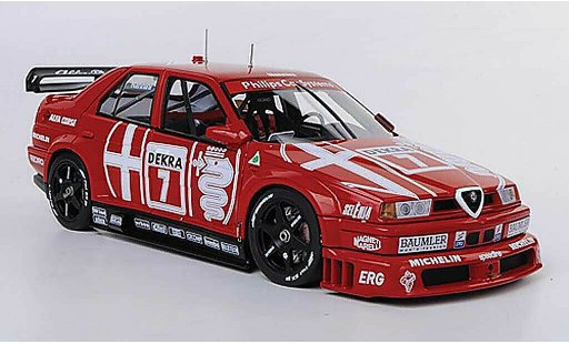 Alfa Romeo 155 2.5 v6 1/18 Autoart TI No.7 Alfa Corse A.Nannini DTM Hockenheim 1993 diecast model cars