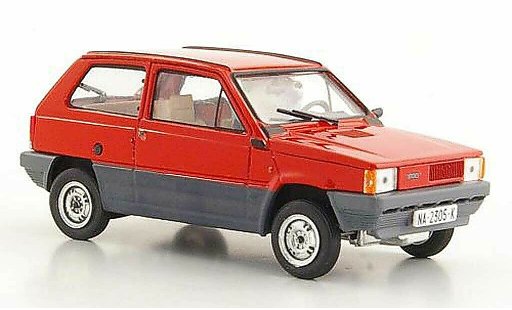 Seat Panda 35 1/43 Brumm red Plaza de Toros - Pamplona diecast model cars