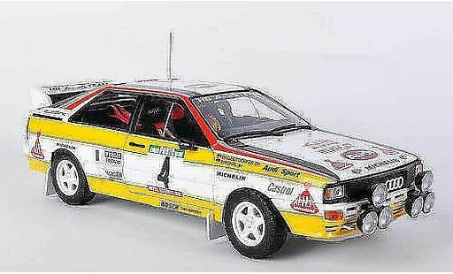 Audi Quattro a2 1/18 Sun Star No.4 HB W.Rohrl / C.Geistdorfer Rally Portugal 1984 diecast model cars