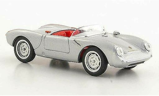 Porsche 550 1954 1/43 Brumm grey /red Strassenversion diecast model cars