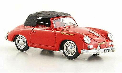 Porsche 356 1950 1/43 Brumm Speedster red closedes hood diecast model cars