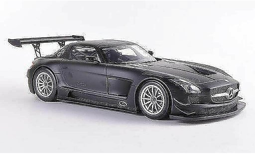 Mercedes SLS GT3 1/18 Minichamps AMG mattblack Plain Body Version 2011 diecast model cars
