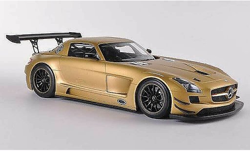 Mercedes SLS GT3 1/18 Minichamps AMG mattgold Plain Body Version 2011 diecast model cars