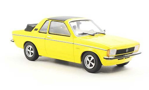 Opel Kadett C Aero 1/43 Minichamps yellow Sondermodell MCW 1978 diecast model cars