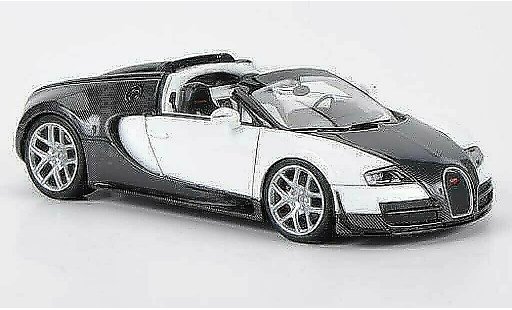 Bugatti Veyron Vitesse 1/43 Look Smart 16.4 carbon/white Autosalon Genf 2012 diecast model cars