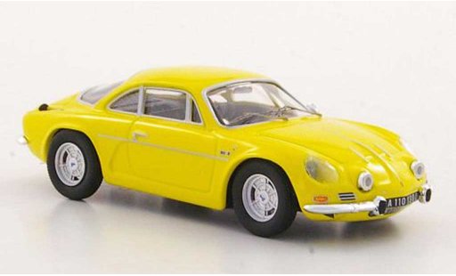 Alpine A110 1300 s bv4 1/43 Trofeu yellow Strassenversion diecast model cars