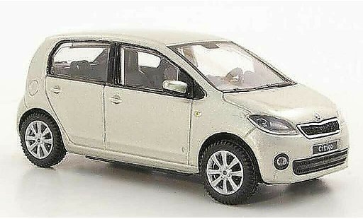 Skoda Citigo 5 portes 1/43 Abrex grey beige 5- 2012 diecast model cars