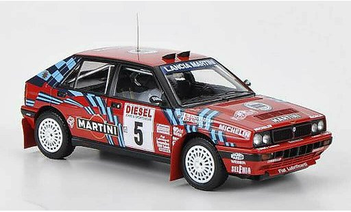 Lancia Delta HF Integrale 1/43 HPI 16V No.5 Martini D.Auriol / B.Occelli Rally Sanremo 1989 diecast model cars