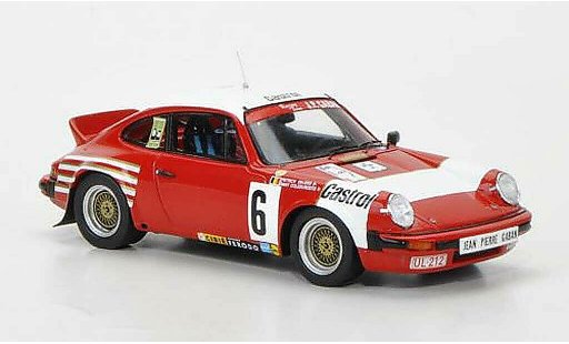Porsche 911 SC 1/43 Spark No.6 Bastos Racing Team J.P.Gaban P.Snijers / D.Colebunders Rally-Circuit des Ardennes 1983 diecast model cars