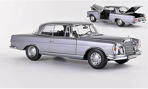 Mercedes 280 1969 1/18 Norev SE Coupe (W111) grey diecast model cars