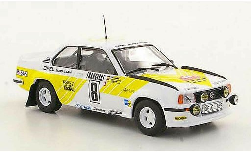 Opel Ascona B 400 1/43 Hachette No.8 Rally Monte Carlo (ohne Magazin) 1980 diecast model cars