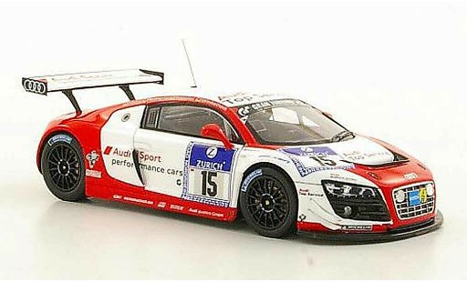 Audi R8 lms 1/43 Spark No.15 Sport Haase / Hennerici / Stippler / Winkelhock ADAC 24h Nurburgring 2011 diecast model cars