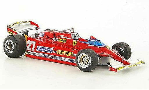 Ferrari 126 CK 1/43 Brumm Comprex No.27 G.Villeneuve GP USA West Trainingsfahrzeug diecast model cars
