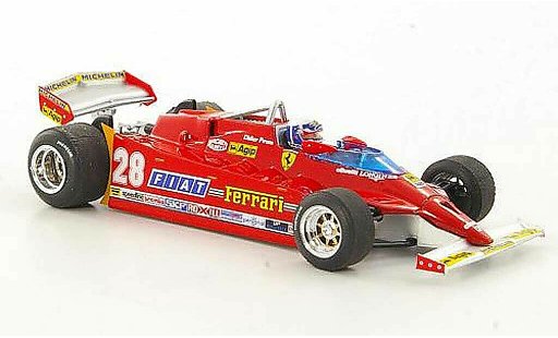 Ferrari 126 CK 1/43 Brumm Turbo No.28 D.Pironi GP USA West diecast model cars
