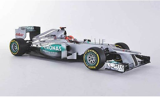 Mercedes F1 2012 1/18 Minichamps AMG W03 No.7 Petronas M.Schumacher Saison diecast model cars