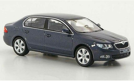 Skoda Superb 2009 1/43 Abrex II bluegrey diecast model cars