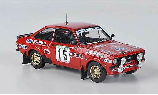 Ford Escort Rally 1/43 Mini Partes No.15 Rodam J.Miguel / J.L.Nascimento Portugal 1985 diecast model cars