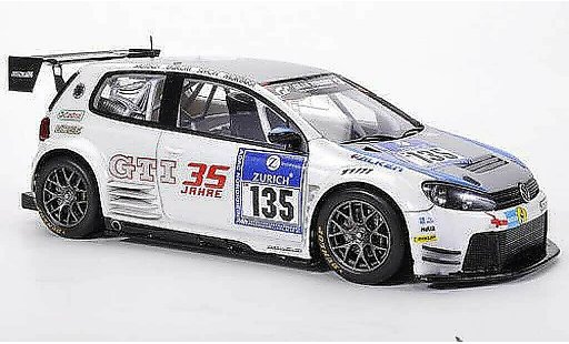 Volkswagen Golf Base 1/43 Spark 24 No.135 Mutsch / Ekblom / Simon / Mortara 24h ADAC Nurburgring 2011 diecast model cars