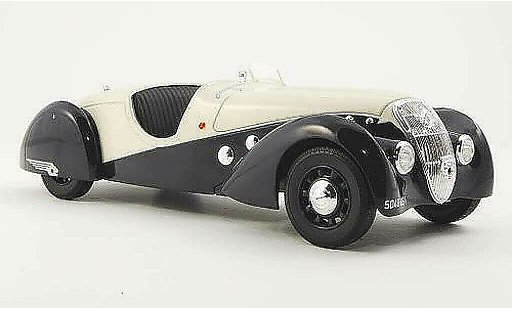 Peugeot 302 Roadster 1/18 Norev Darl'Mat blue/beige 1937 diecast model cars