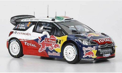 DS Automobiles DS3 WRC 2011 1/43 IXO No.2 Red Bull Ogier/Ingrassia Rally Portugal diecast model cars