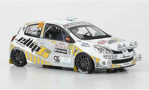 Renault Clio R3 1/43 IXO No.66 elliph Campana/de Castelli Rally Monte Carlo 2011 diecast model cars
