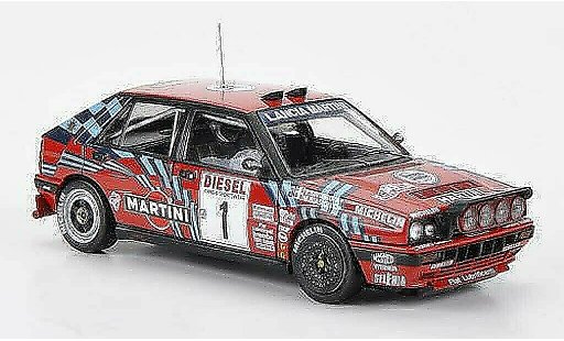 Lancia Delta HF Integrale 1/43 HPI 16V No.1 Martini M.Biasion / T.Siviero Nachtfahrversion Rally Sanremo 1989 diecast model cars