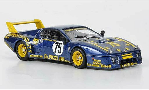 Ferrari 512 BB LM 1/43 Best No.75 JMS Racing Guitteny / Bleynie / Libert 24h Le Mans 1980 diecast model cars