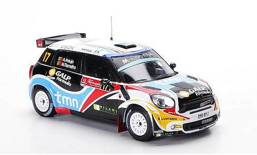 Mini Countryman JCW 1/43 IXO No.17 A.Araujo / M.Ramalho Rally Portugal 2011 diecast model cars