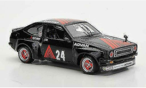 Toyota Starlet Advan 1/43 Spark 1300 No.24 A.Hagiwara Fuji 1980 diecast model cars