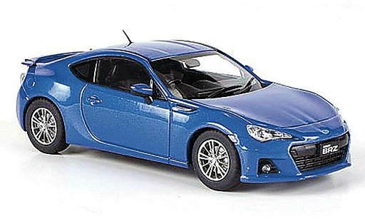 Subaru BRZ Base 1/43 Ebbro blue RHD 2012 diecast model cars