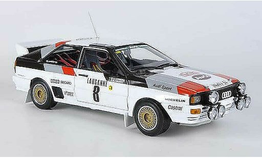 Audi Quattro a1 1/18 Sun Star No.8 Rally Monte Carlo 1983 S.Blomqvist/B.Cederberg diecast model cars