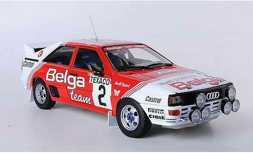 Audi Quattro a1 1/18 Sun Star No.2 Belga Rally Boucles de Spa 1983 M.Dues/W.Lux diecast model cars
