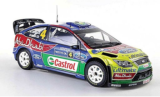 Ford Focus RS WRC 1/18 Sun Star 09 No.4 Rally Finnland 2010 J-M.Latvala/M.Attila diecast model cars