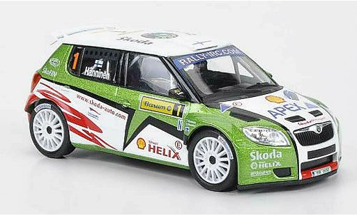 Skoda Fabia S2000 1/43 Abrex No.1 Hanninen Barum Rally 2010 diecast model cars