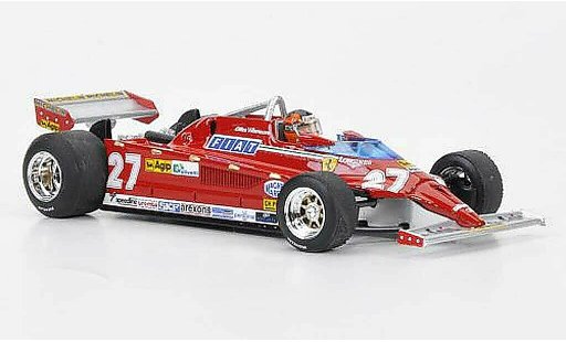 Ferrari 126 CK 1/43 Brumm Turbo No.27 G.Villeneuve GP Italien 30 Jahre diecast model cars