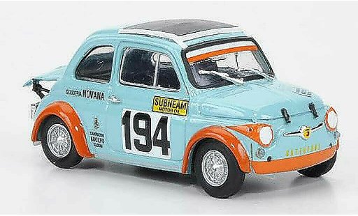 Fiat 595 Abarth 1/43 Brumm SS Gattafori 1971 No194 1971 diecast model cars