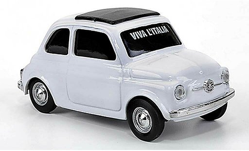 Fiat 500 D 1/43 Brumm VIVA Italia white 1960 diecast model cars