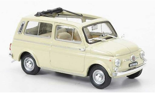 Fiat 500 Giardiniera 1/43 Brumm beige 1960 diecast model cars