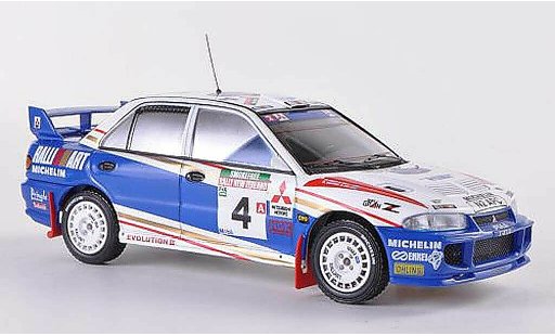 Mitsubishi Lancer Evolution III 1/43 HPI No.4 RalliArt R.Burns / R.Reid Rally Neuseeland 1996 diecast model cars