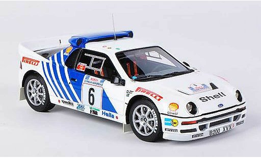 Ford RS 200 Rally 1/43 HPI No.6 Pirelli K.greendel / B.Melander Acropolis 1986 diecast model cars
