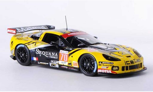 Chevrolet Corvette ZR1 1/43 Spark C6 C6 No.70 Larbre Competition 24h Le Mans 2012 J.P.Belloc/C.Bourret/P.Gibon diecast model cars